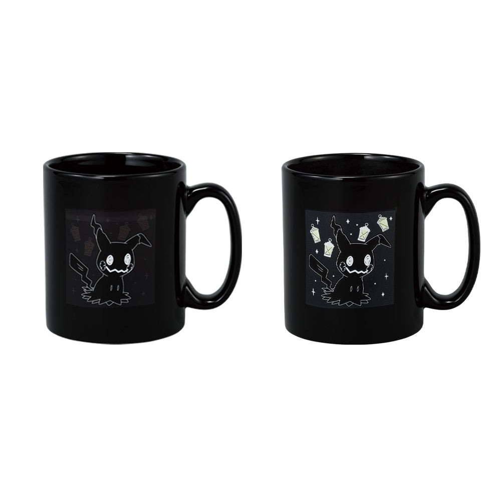 BANDAI Pokemon Ichiban kuji Type:Ghost Mimikyu / Gengar Changing mug Japan NEW