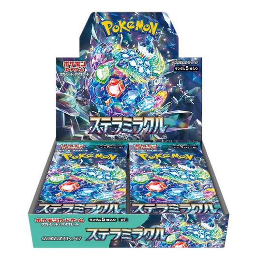 Tarjeta Pokémon Escarlata y Violeta Booster Box Stella Miracle sv7 Japonés