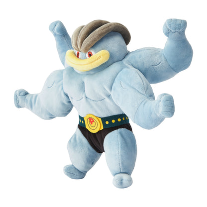 Pokemon Center Original Muscular! Posing Plush Toy: Training Machamp