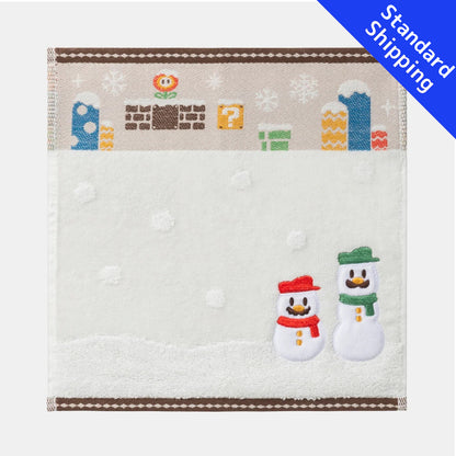 Nintendo Super Mario winter collection hand towel Japan TOKYO/OSAKA/KYOTO NEW