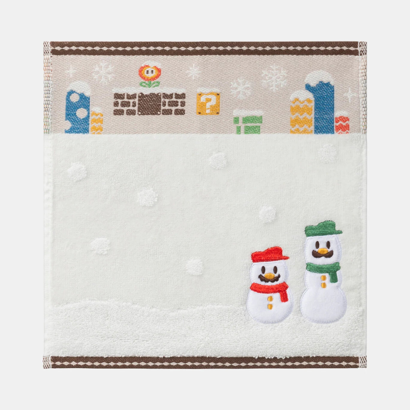 Nintendo Super Mario winter collection hand towel Japan TOKYO/OSAKA/KYOTO NEW