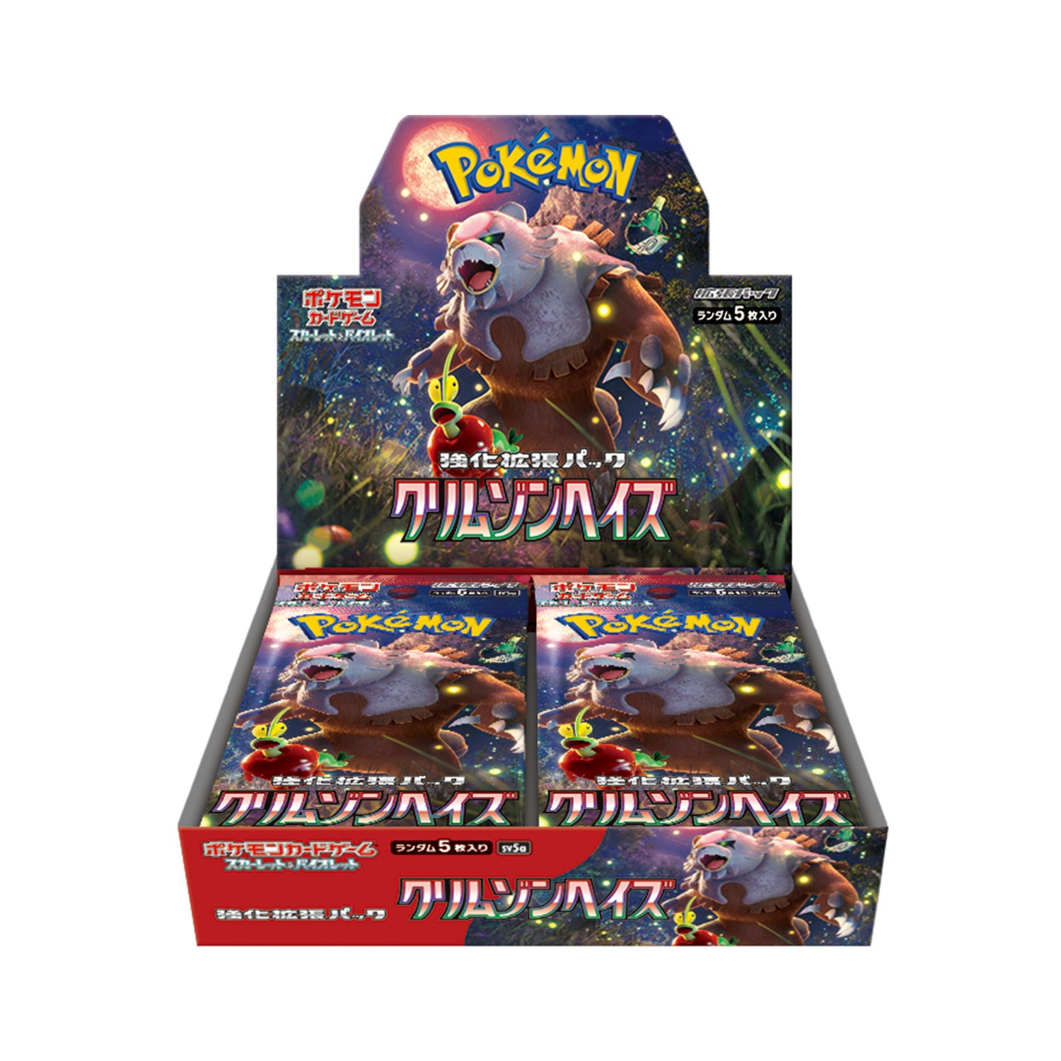 japanese scarlet violet booster box Pokemon Card Scarlet & Violet Booster Box Crimson Haze sv5a Japanese – GLIT Japanese Hobby Shop