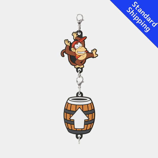 Nintendo DONKEY KONG Connecting Rubber Strap Diddy Kong Japan Nintendo TOKYO/OSAKA/KYOTO NEW