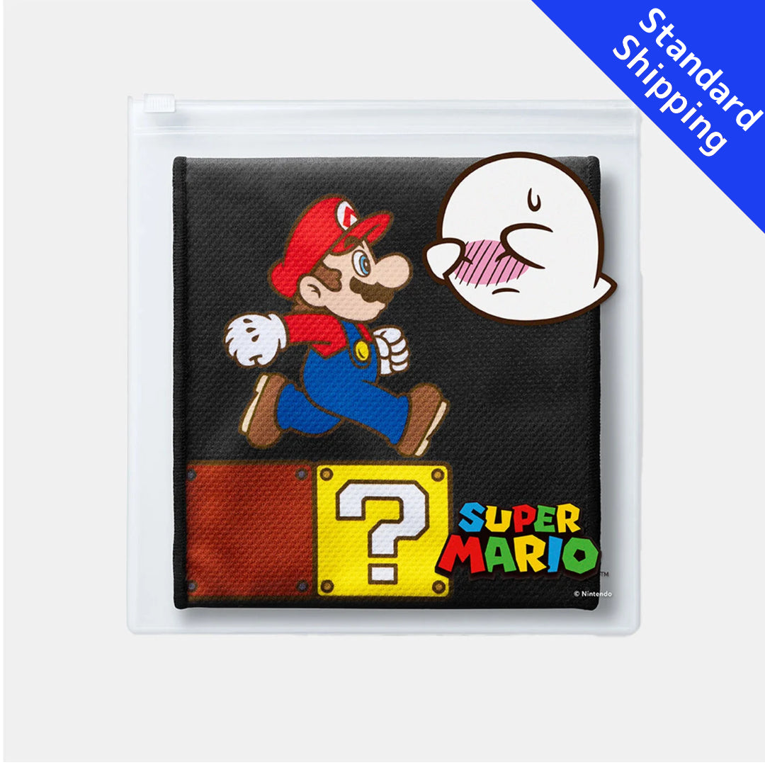 Nintendo Super Mario Cool Towel & Pouch (Boo) Japan Nintendo TOKYO/OSAKA/KYOTO NEW