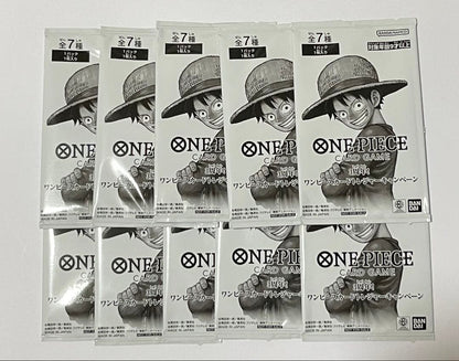 ONE PIECE Card Game 3rd Anniversary Treasure Campaign promo pack japanese 10set