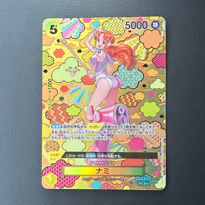 BANDAI ONE PIECE Card Game Emperors in the New World OP-09 Nami SR SP Parallel Japanese NEW