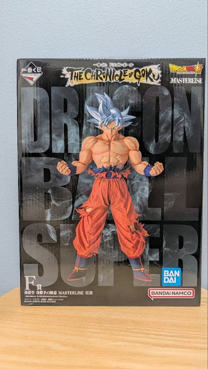 Ichiban Kuji Figure (Unopened) Dragon Ball THE CHRONICLE OF GOKU Prize F: Son Goku Ultra Instinct MASTERLISE