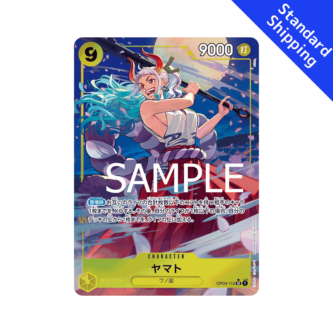 BANDAI ONE PIECE Jogo de Cartas O MELHOR PRB 01 Yamato SR Paralelo Japonês NOVO