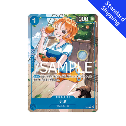 BANDAI ONE PIECE Jogo de Cartas O MELHOR PRB 01 Nami Promo Reimpressão Paralela Japonês NOVO