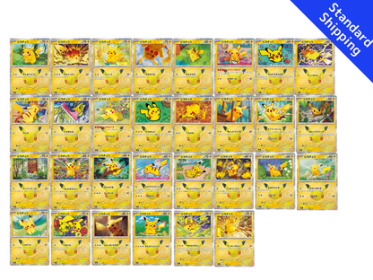 Pokemon Card Pikachu complete set M6a 30th Celebration Japanese