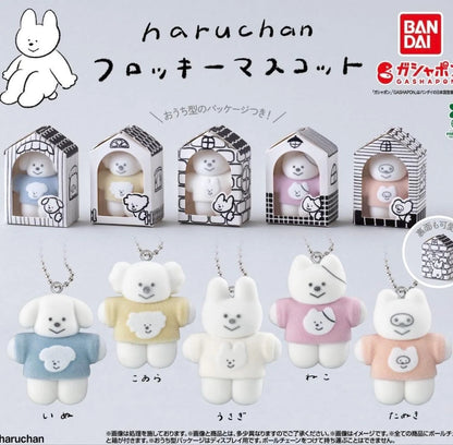HY2468 Capsule toy haruchan Flocky Mascot complete set