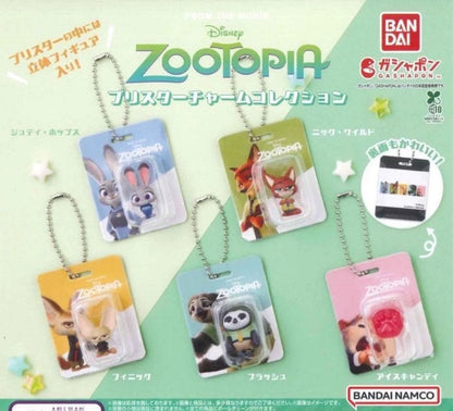 HY2082 Capsule toy Zootopia Blister Charm Collection complete set