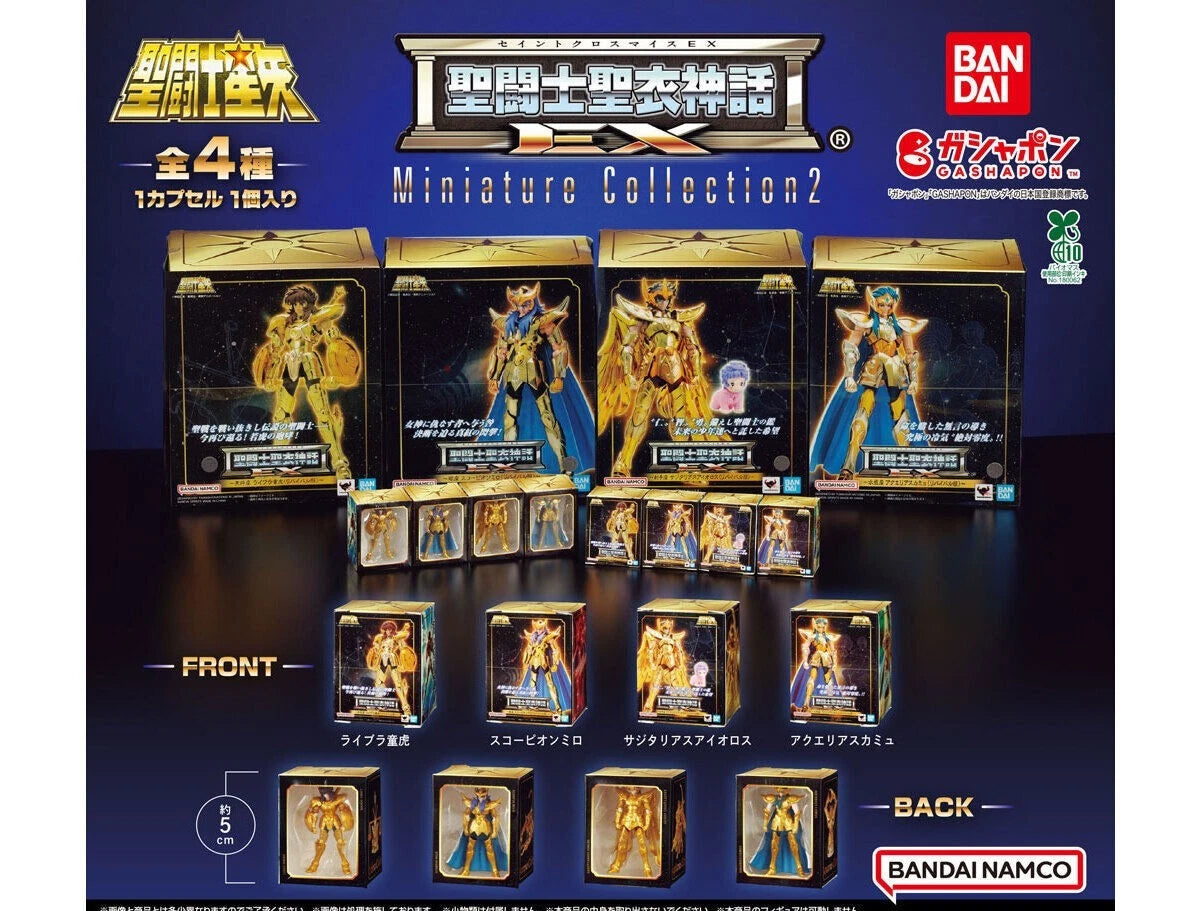 HY2446 Capsule toy Saint Seiya Cloth Myth EX Miniature Collection 2 complete set