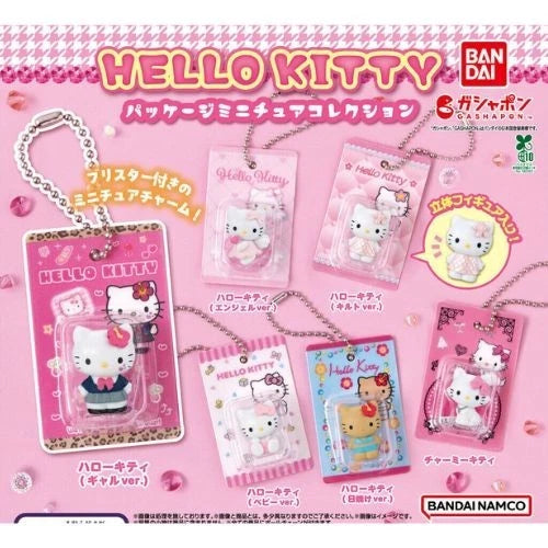 HY2386 Capsule toy HELLO KITTY Miniature Packaging Collection complete set