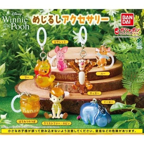 HY2385 Capsule toy Winnie the Pooh Bookmark Accessories complete set