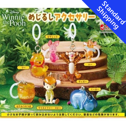HY2385 Capsule toy Winnie the Pooh Bookmark Accessories complete set