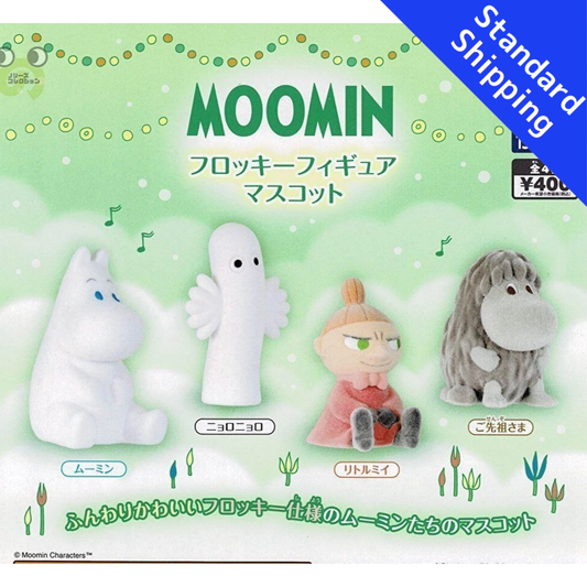 HY2175 Capsule toy MOOMIN Flocky Figure Mascot complete set