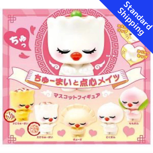 HY2028 Capsule toy Chu-mai and Dim Sum Mates Mascot Figures Qualia complete set