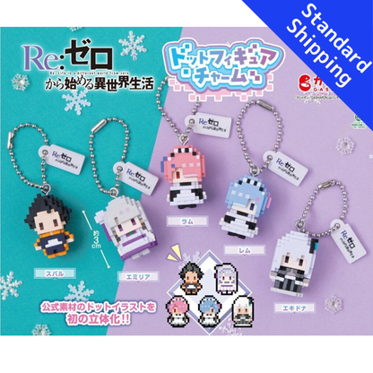 HY2408 Capsule toy Re: Zero Dot Figure Charm complete set