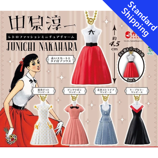 HY2248 Capsule toy Junichi Nakahara Retro Fashion Miniature Charm complete set