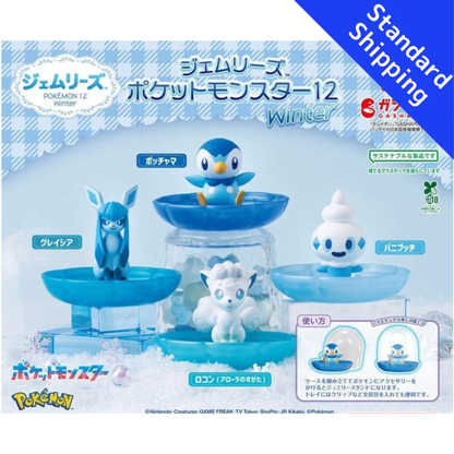 HY2264 Capsule toy Gemlies Pokemon 12 Winter complete set