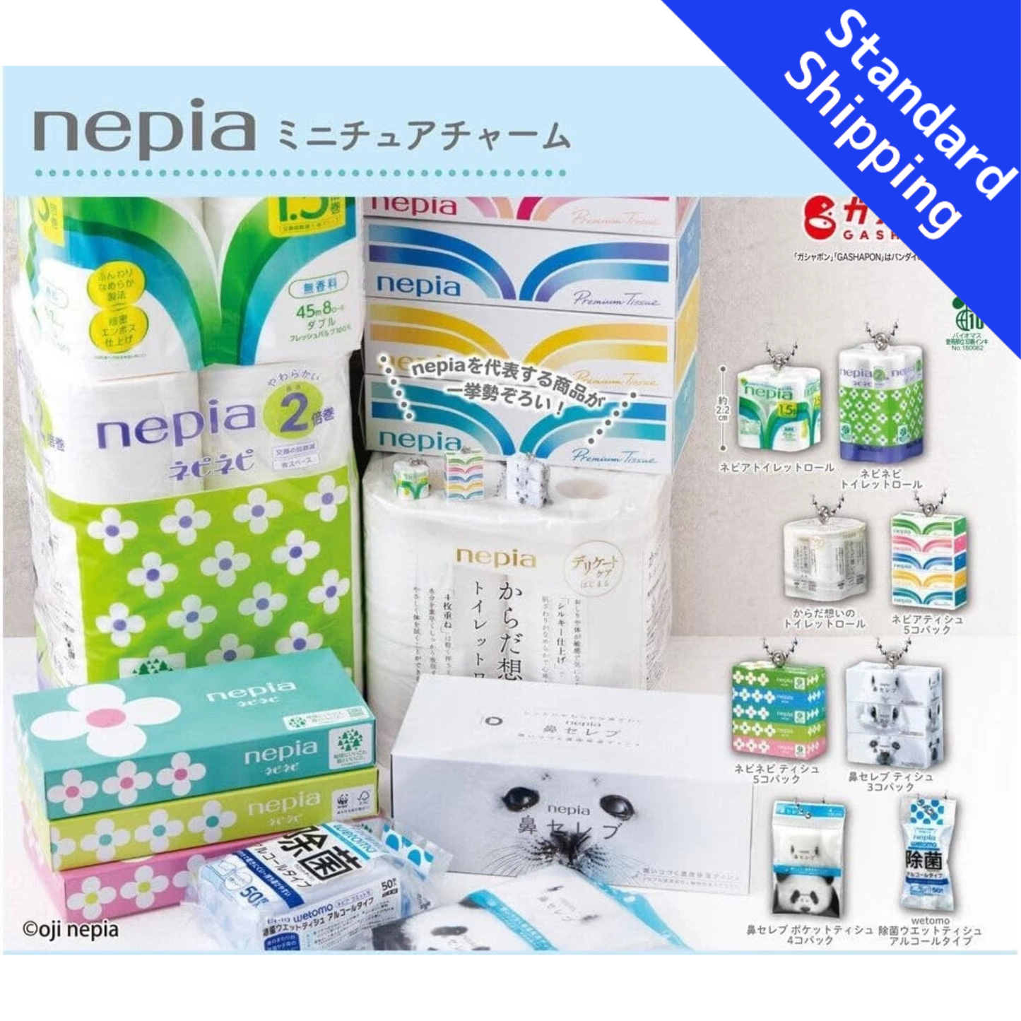HY2282 Capsule toy nepia Miniature Charm complete set