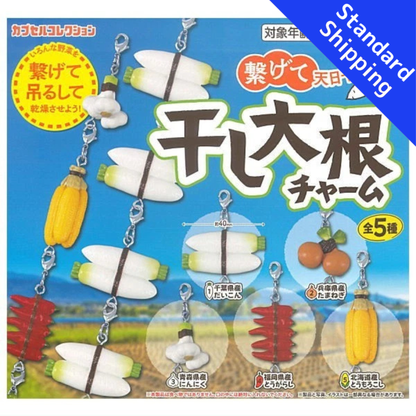 HY2034 Capsule toy Dried Daikon Radish Charm tarlin complete set