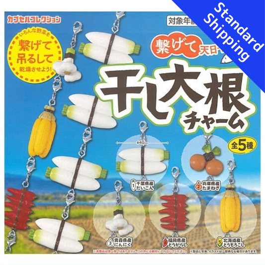 HY2034 Capsule toy Dried Daikon Radish Charm tarlin complete set