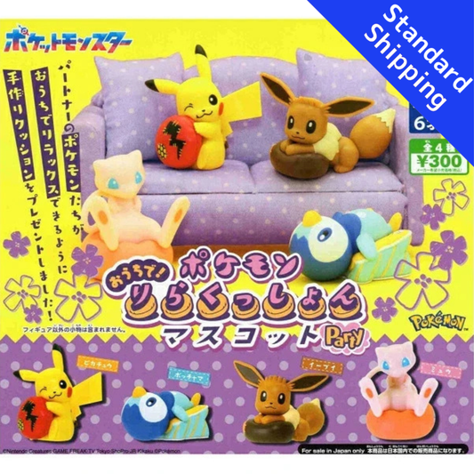 HY2334 Capsule toy Pokémon: Relaxation Mascot Party at Home! complete set