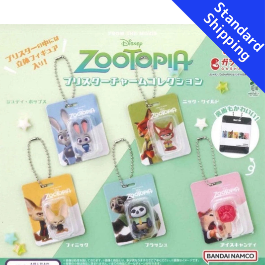 HY2082 Capsule toy Zootopia Blister Charm Collection complete set