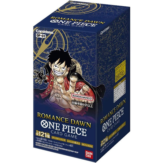 BANDAI ONE PIECE Card Game Booster Box ROMANCE DAWN OP-01 Giapponese NUOVO