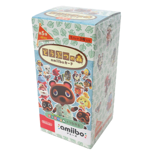 Cartas amiibo Nintendo Animal Crossing série 5 Japonês 1 CAIXA (pacote de 25) NOVO