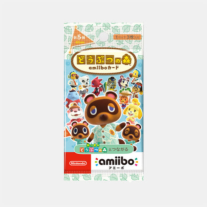 Cartas amiibo Nintendo Animal Crossing série 5 Japonês 1 CAIXA (pacote de 25) NOVO
