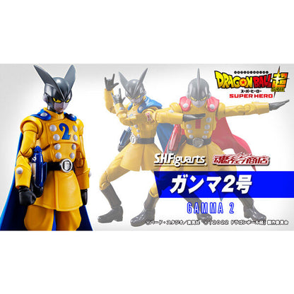BANDAI Dragonball Super:Super Hero SHFiguarts figura Gamma 1 & Gamma 2 PVC ABS Japão NOVO